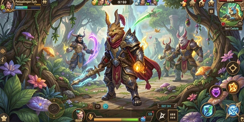 Tampilan gameplay seru dan tantangan menarik dalam 888R.