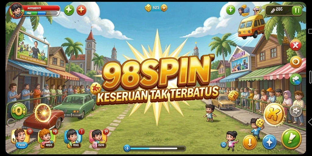 Tampilan gameplay seru dari 98SPIN yang mengasyikkan.