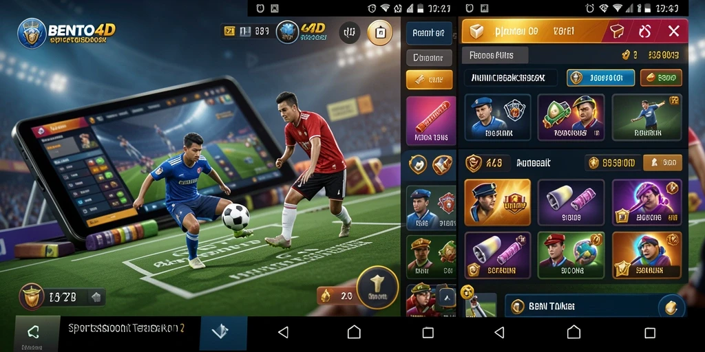 Tampilan gameplay Sportsbook yang menarik dan interaktif di BENTO4D.
