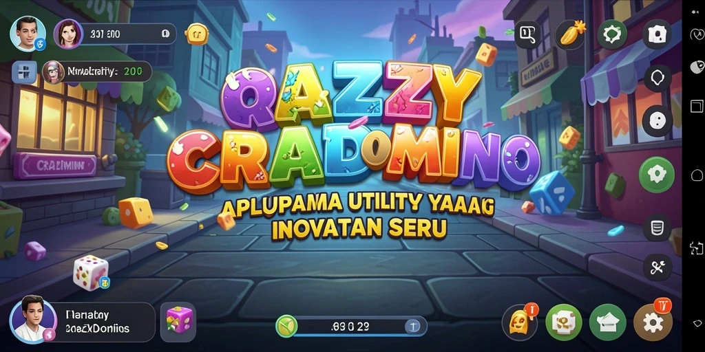 Screenshot utama dari <strong>CRAZYDOMINO</strong> menampilkan gameplay yang menarik dan intuitif.
