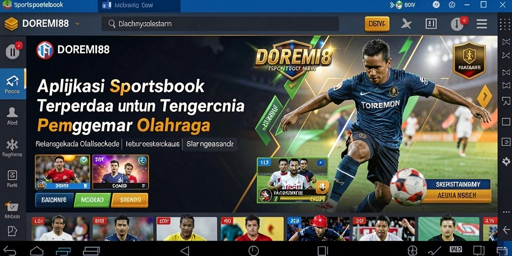 Tampilan gameplay DOREMI88 yang menarik dalam taruhan olahraga.