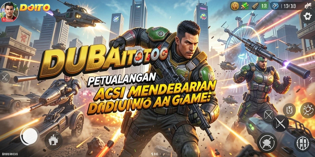 Gameplay DUBAITOTO yang penuh aksi dan tantangan.
