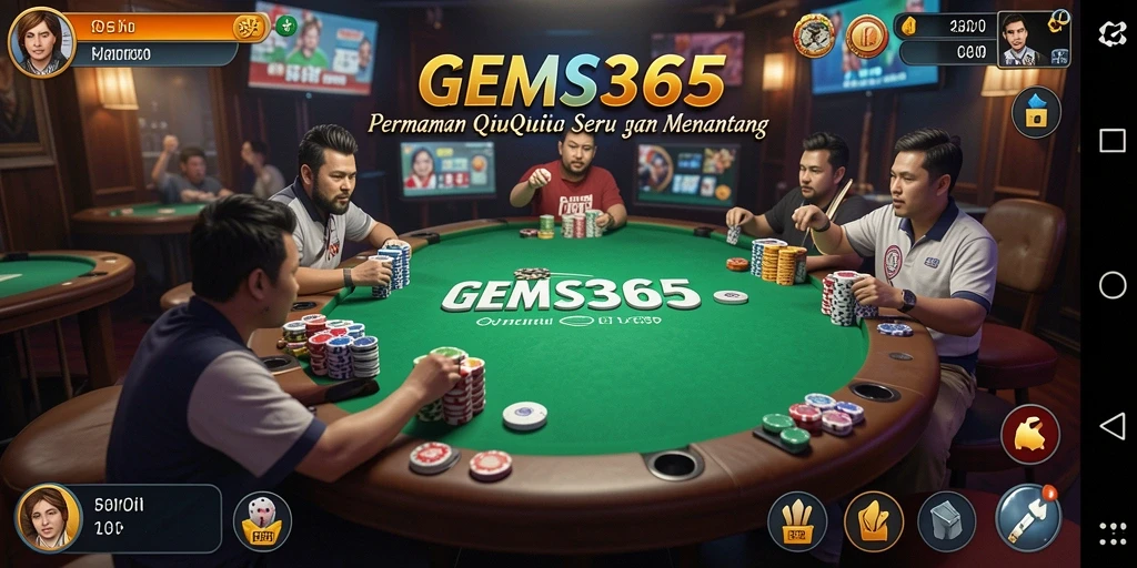 Tangkapan layar dari gameplay GEMS365 yang menarik.