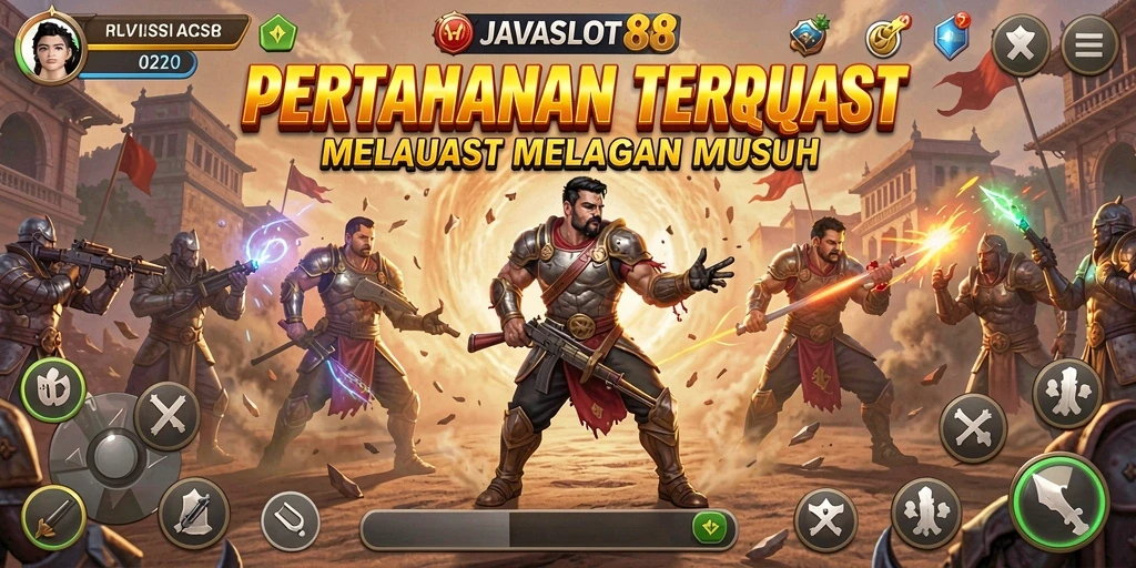 Gameplay <strong>JAVASLOT88</strong> yang menarik dalam aksi Tower Defense.