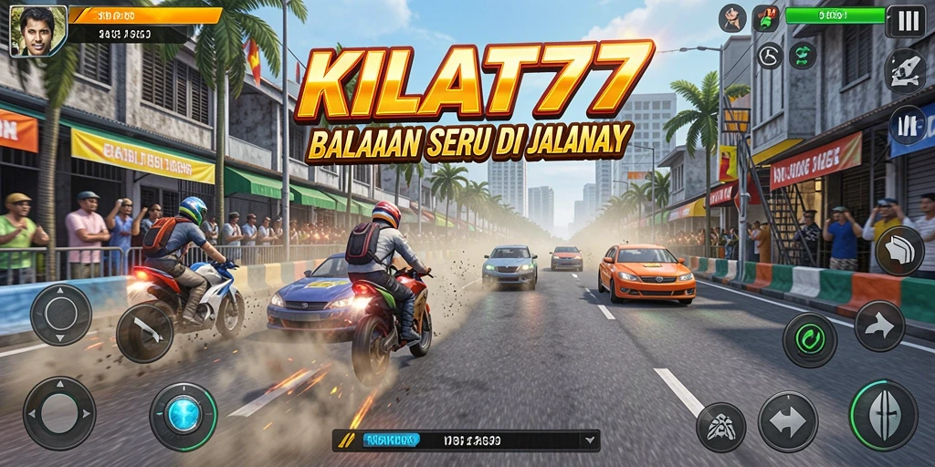 Gameplay seru di KILAT77 dengan berbagai mobil balap.