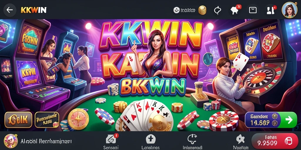 Tampilan gameplay KKWIN yang mengasyikkan dan menegangkan.