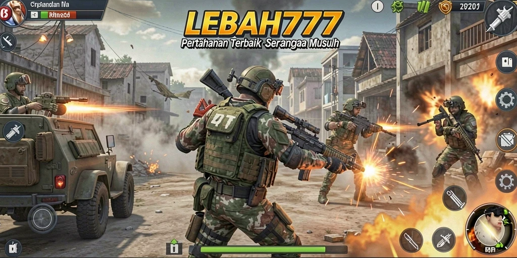 Gameplay seru LEBAH777 di mode Tower Defense.
