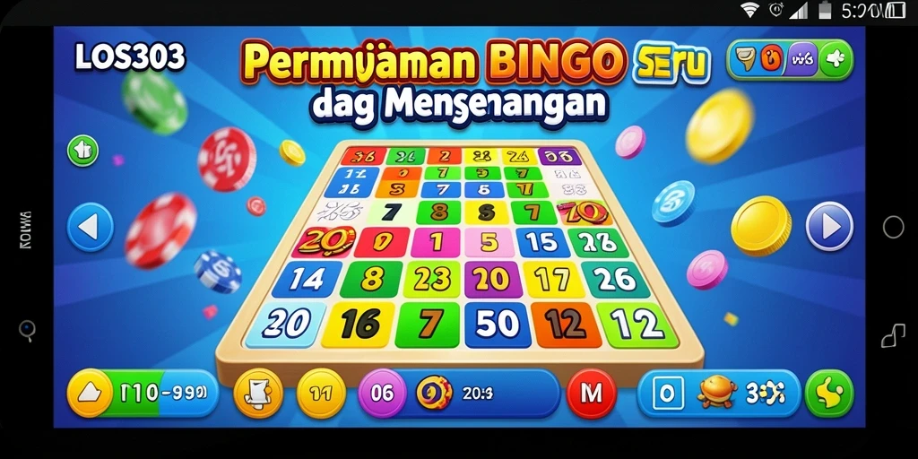 Tampilan gameplay Bingo yang seru dan interaktif.