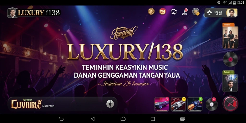 Screenshot gameplay LUXURY138 dengan tampilan interaktif dan musik yang menarik.