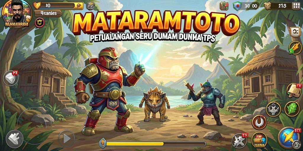 Screenshot menampilkan gameplay seru dalam game TPS MATARAMTOTO.