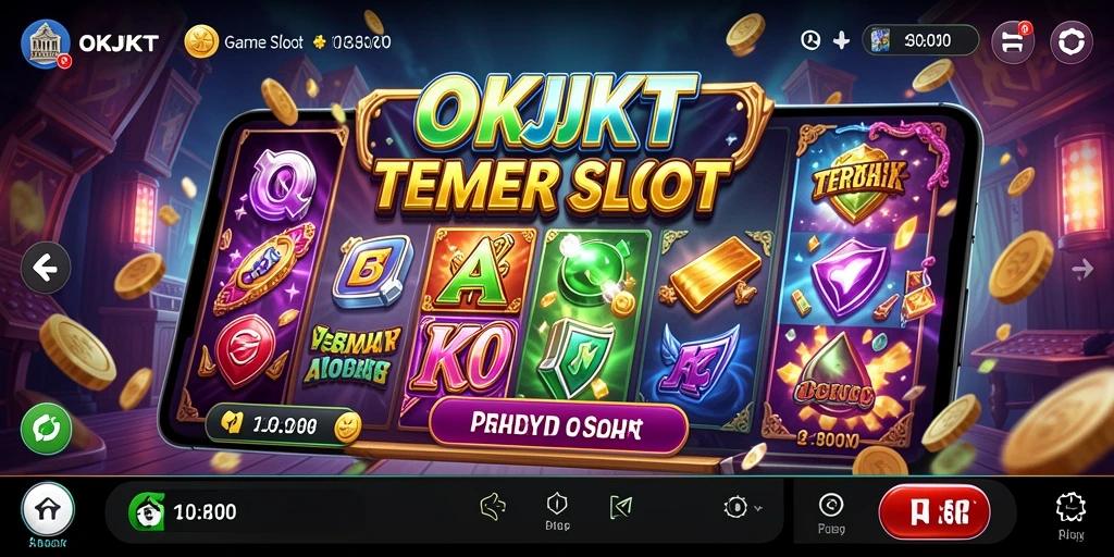 Screenshot utama OKJKT menampilkan pengalaman gameplay Slot yang seru.