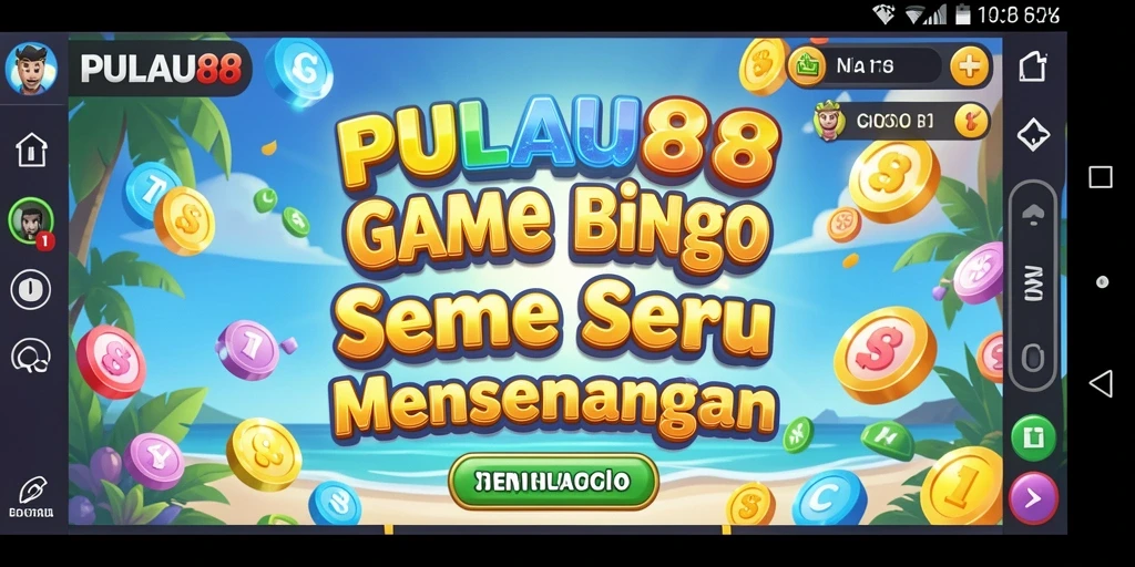 Tampilan gameplay PULAU88 dengan antarmuka Bingo yang menarik.