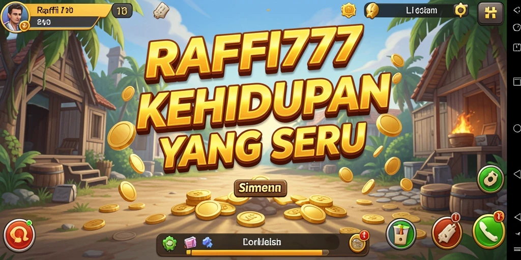 Tampilan gameplay menarik dari RAFFI777 dengan berbagai aktivitas seru.