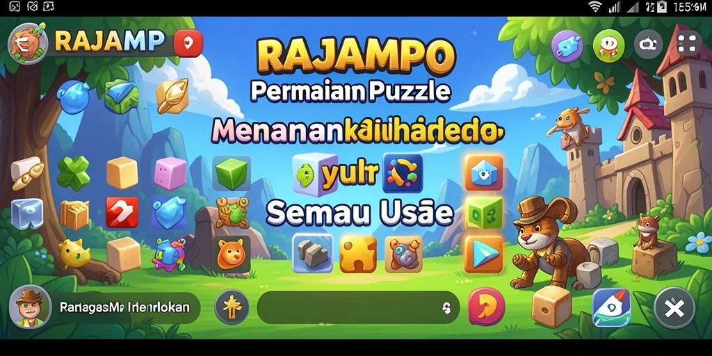 Tampilan gameplay menantang dari RAJAMPO yang seru.