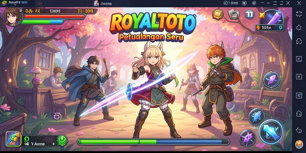 Tampilan gameplay seru dalam dunia anime ROYALTOTO.