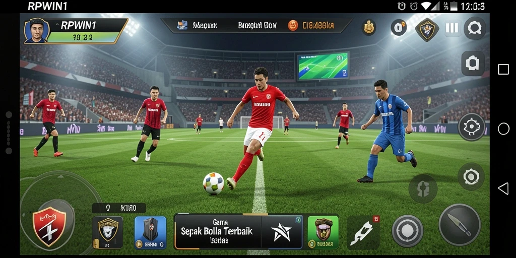 Screenshot gameplay RPWIN1 yang menegangkan dan penuh aksi.