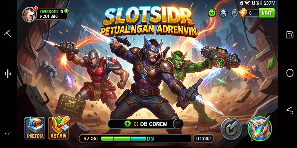Gameplay mendebarkan dalam SLOTSIDR yang penuh aksi.