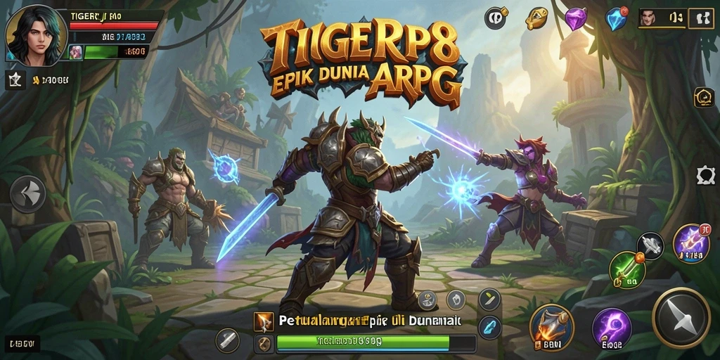 Tampilan gameplay yang seru dan menarik dalam TIGERJP88, penuh aksi dan strategi.