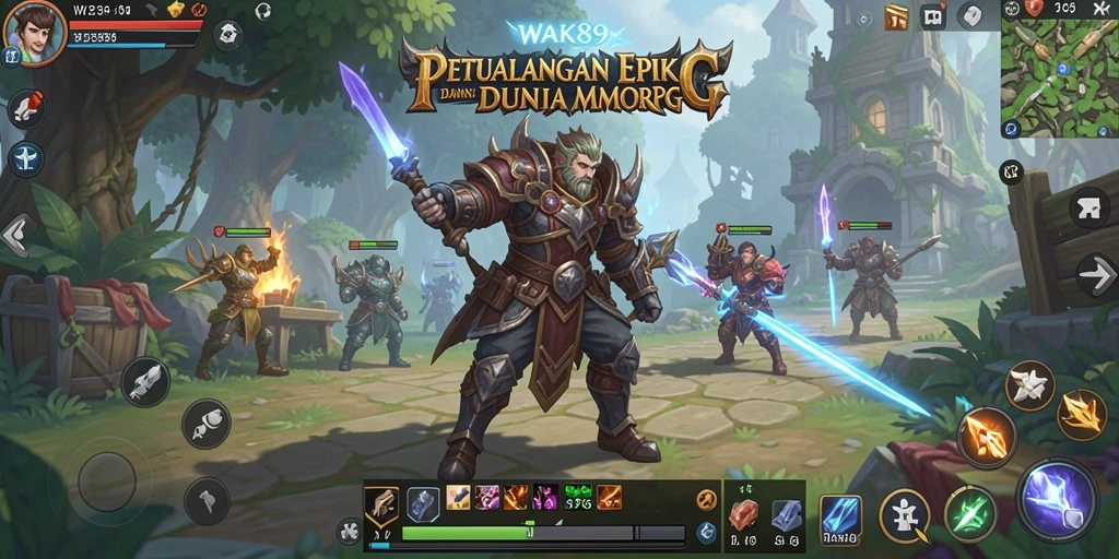 Gameplay <strong>WAK89</strong> yang mendebarkan dalam dunia MMORPG.